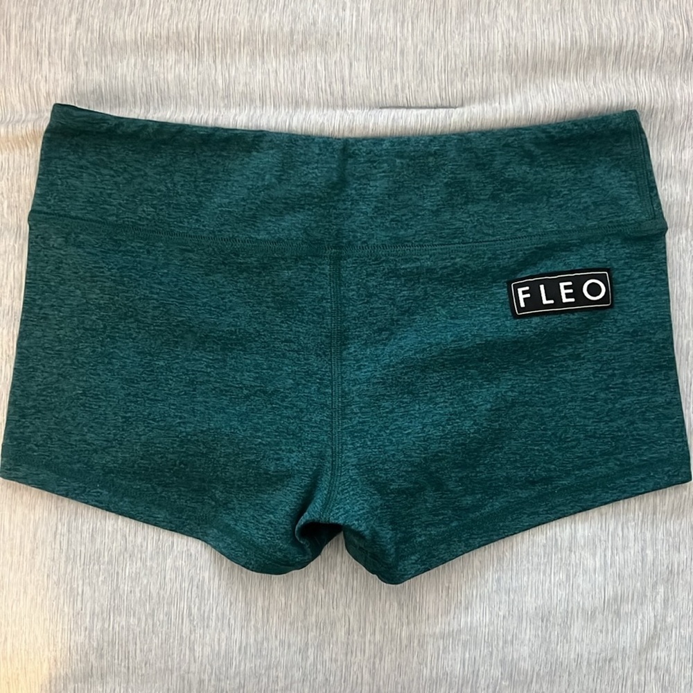 Fleo Teal Athletic Shorts - Picture 2 of 4
